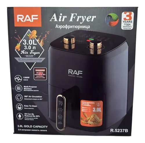 RAF Air Fryer 3L – Healthy & Fast Cooking, Non-Stick, Energy Efficient