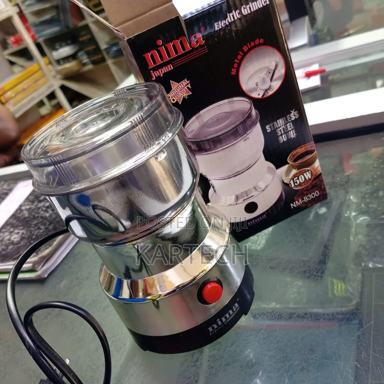 Nima Electric Spice Grinder – 150W Stainless Steel / Nima Electric Spice Grinder – 150W Stainless Steel